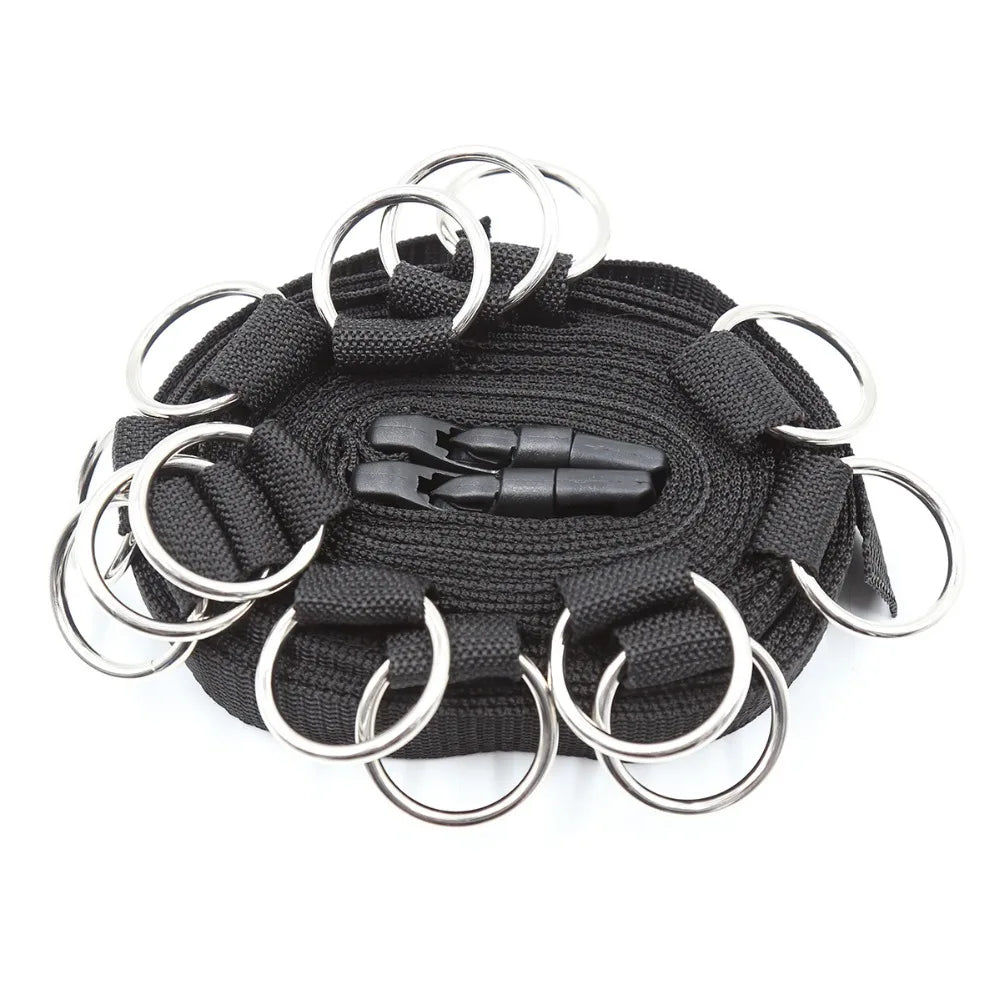 Restraint Set BDSM Bondage Handcuffs & Ankle Cuffs Slave On The Bed Open Leg Flirt Sex Toys For Women Couples Erotic No Vibrator