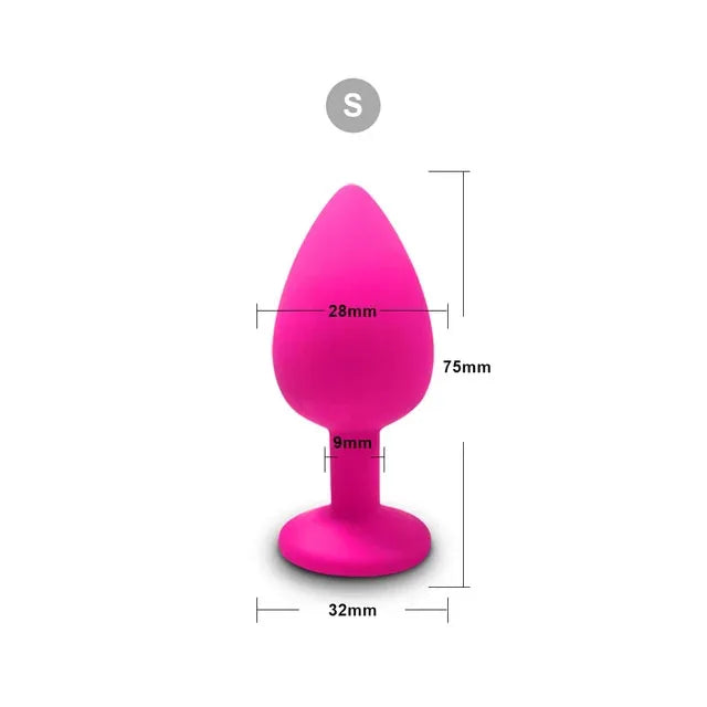 1-4Pcs Soft Silicone Anal Plug Mini Erotic Bullet Vibrator Butt Plug Sex Toys for Men Women Gay Couples Anal Prostate Stimulator