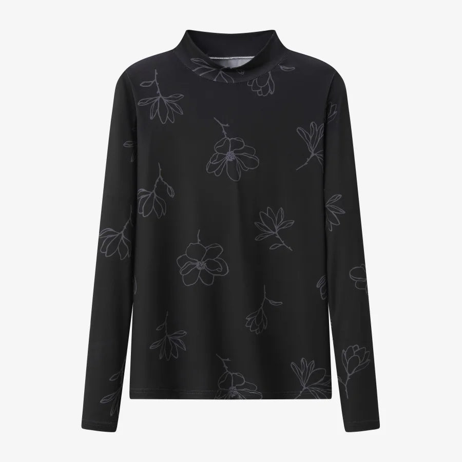 AS AW25 super soft high quality expensive cupro collection shirt + slip dress + skirt + print mockneck woman matching set