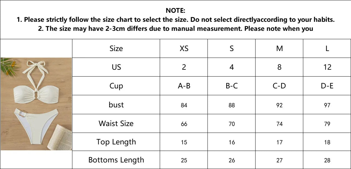 "2025 Sexy Bandeau Push-Up Bikini Set - Brazilian Thong Swimwear for Women"