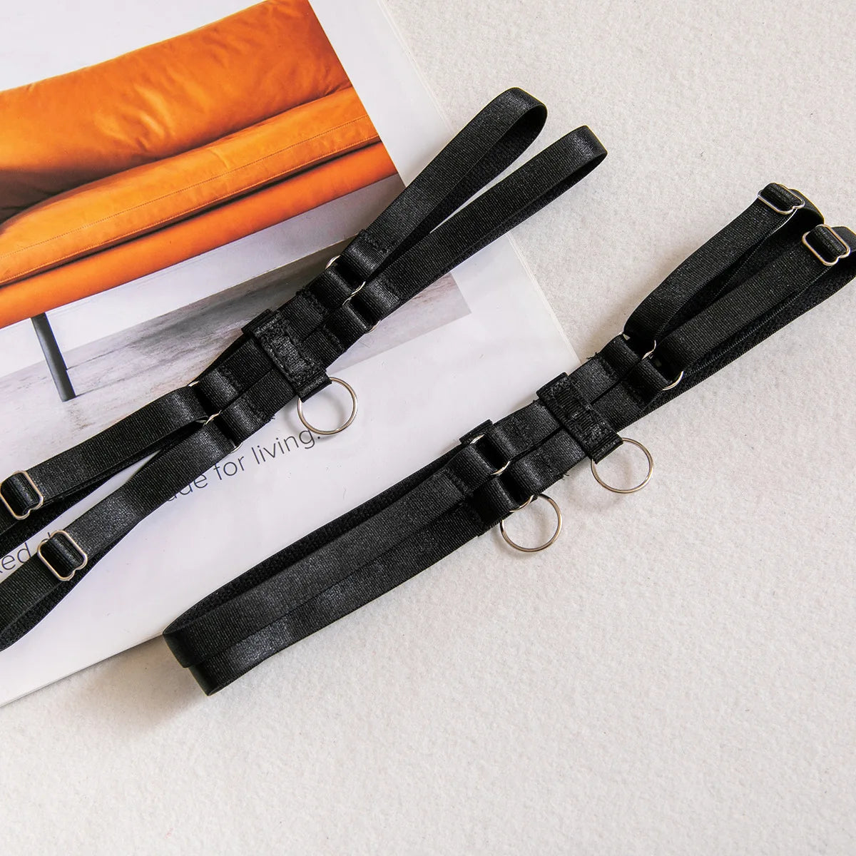 Sensual Tassel Lingerie Set Women See Through Halter Cut Out Sexy Bilizna Erotic Set Intimate Naked Back Open Brief Kit