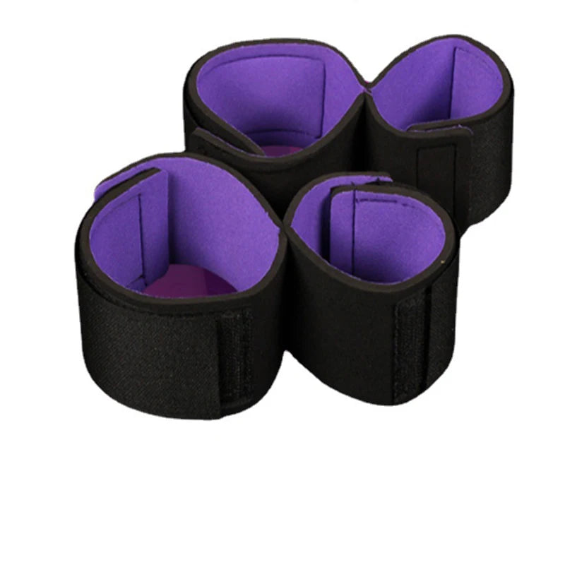 Bdsm Bondage Set Restraint Adult Game Handcuff Neck Collar Wrist Mouth Gag Strap Fetish SM Sex Toy For Woman Couples No Vibrator