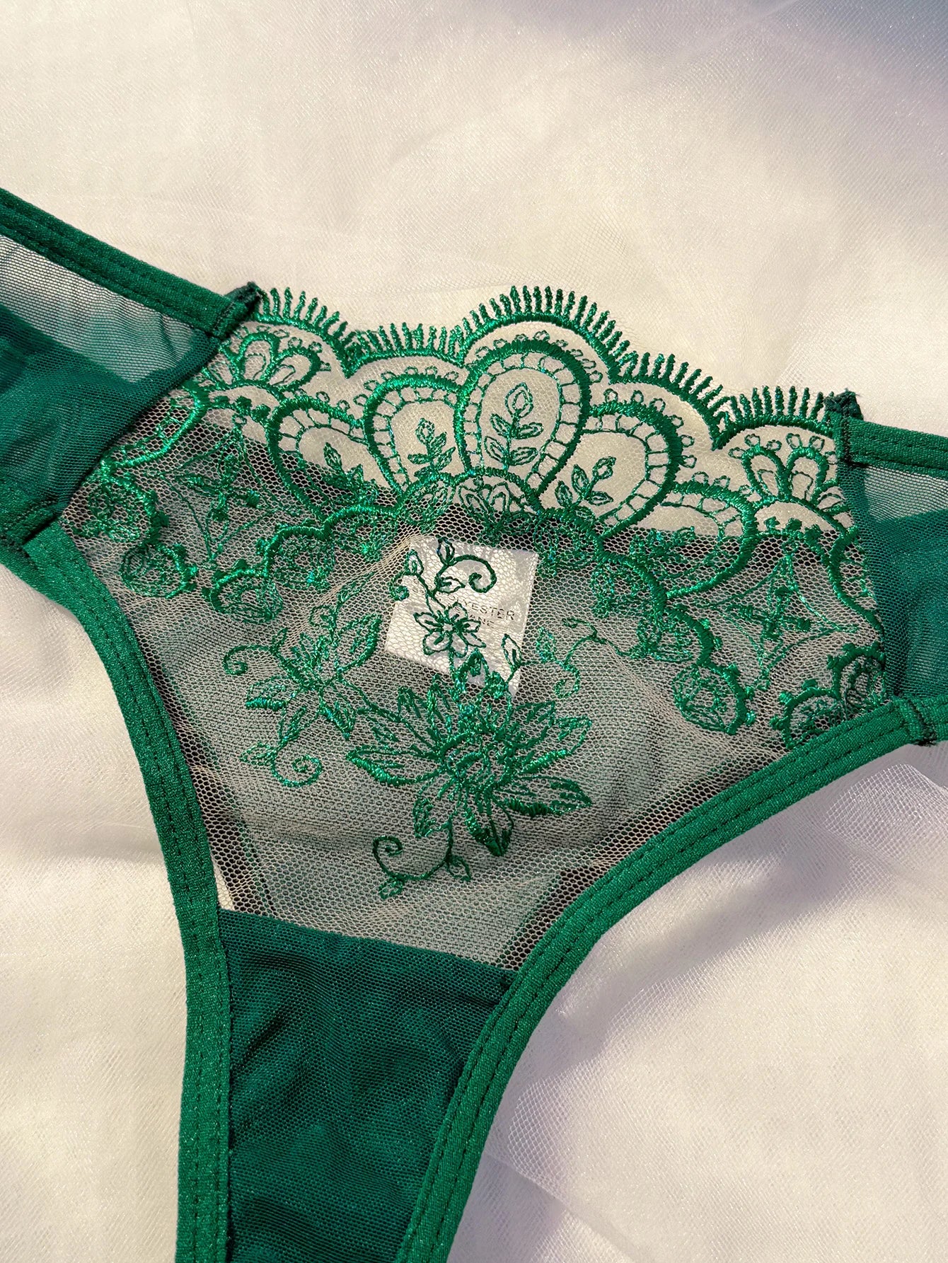 2-piece women's black comfortable lightweight bow semi transparent lingerie