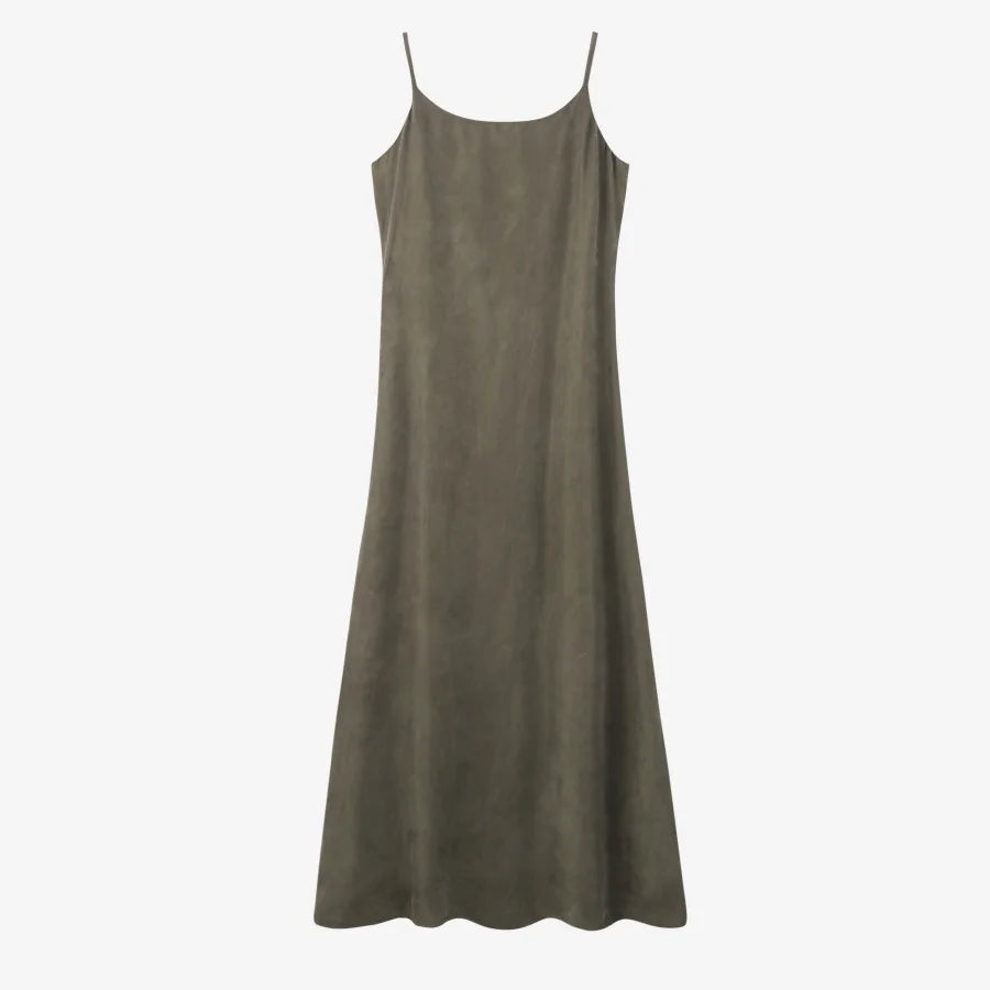 AS AW25 super soft high quality expensive cupro collection shirt + slip dress + skirt + print mockneck woman matching set