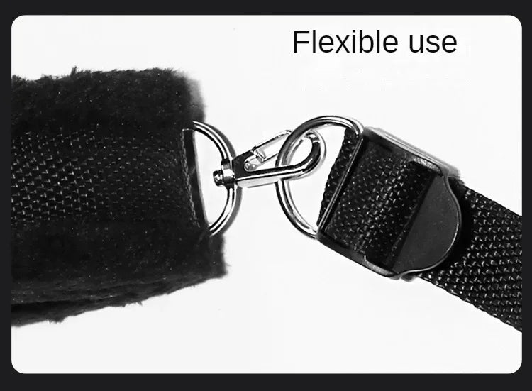 Bed Restraint Set Couple Sex Toys Bondage Handcuff Kit Adult Game Tool 18+ Erotic Tie Downs Arm Ankle Eyeblinder Flirting Sextoy