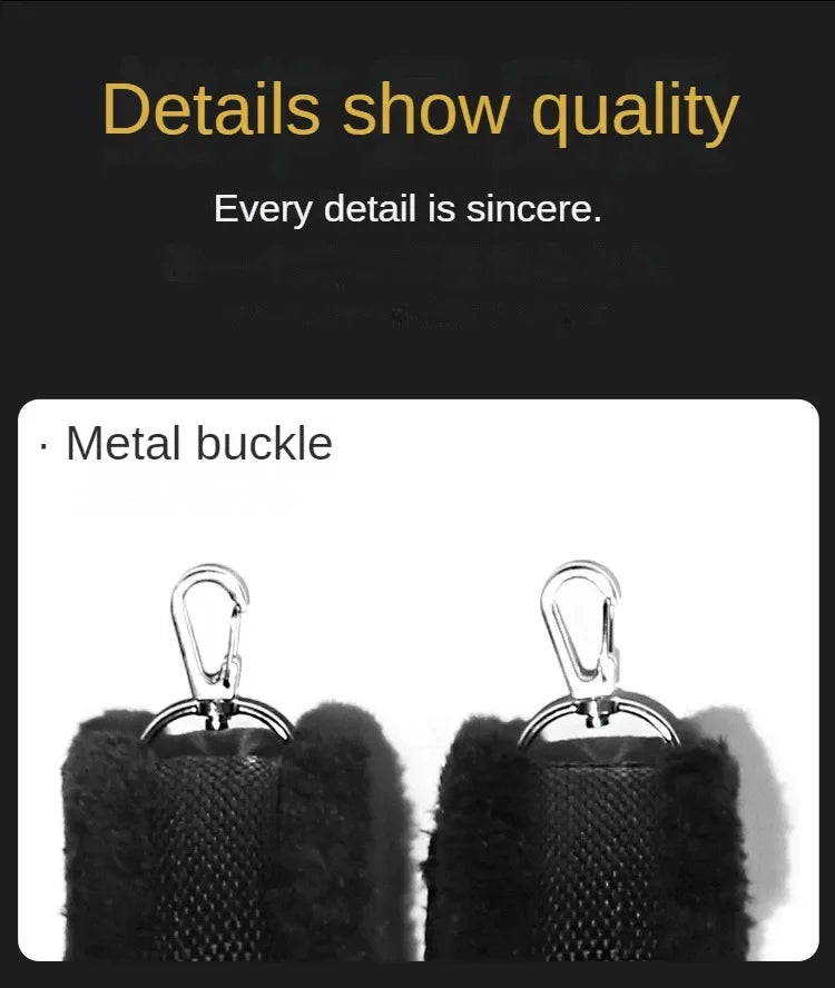 Bed Restraint Set Couple Sex Toys Bondage Handcuff Kit Adult Game Tool 18+ Erotic Tie Downs Arm Ankle Eyeblinder Flirting Sextoy