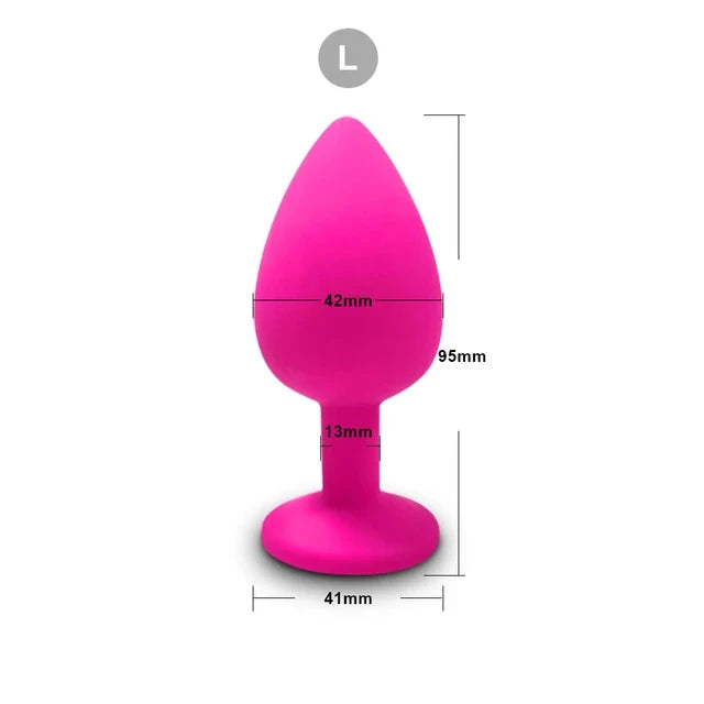 1-4Pcs Soft Silicone Anal Plug Mini Erotic Bullet Vibrator Butt Plug Sex Toys for Men Women Gay Couples Anal Prostate Stimulator