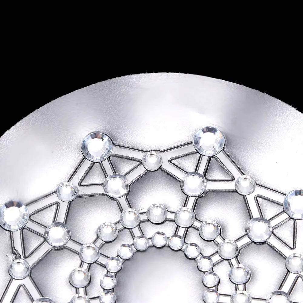 1 Pair Sexy Nipple Transparent Self Adhesive Breathable Comfortable Stickers Rhinestone Breast Petals Lingerie Pasties Bras