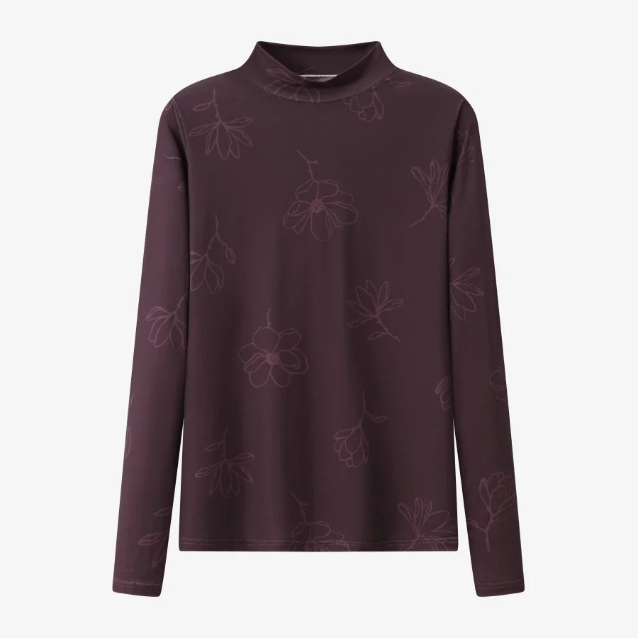 AS AW25 super soft high quality expensive cupro collection shirt + slip dress + skirt + print mockneck woman matching set