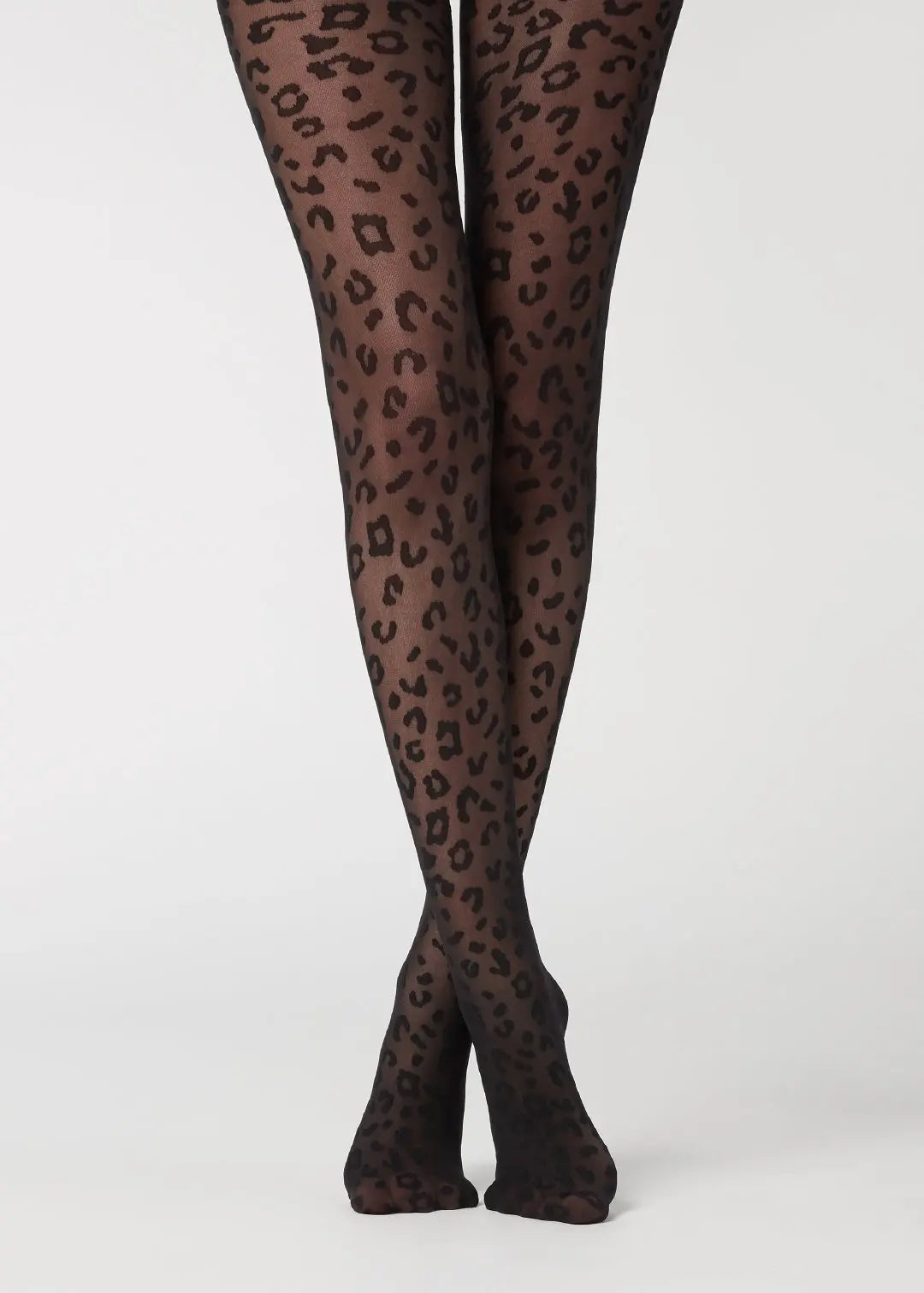 Lady Sexy Leopard Print Tights Women Retro Jacquard Pantyhose Girls Breathable Translucent Leggings Female Sturdy Silk Stockings