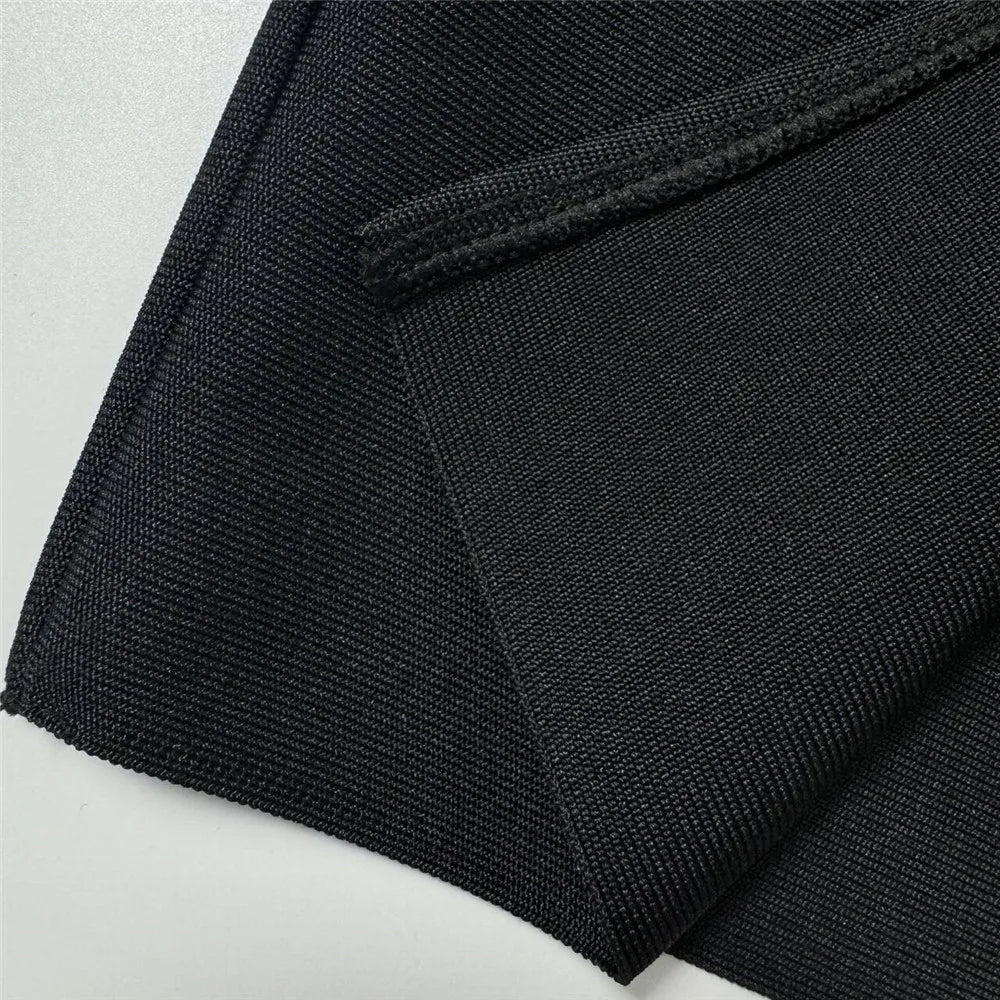 2024 New Arrival Women Two Pieces Sets Sexy Diamonds Long Sleeve Tops Skirts Autumn Clothes Club Party Bandage Sets