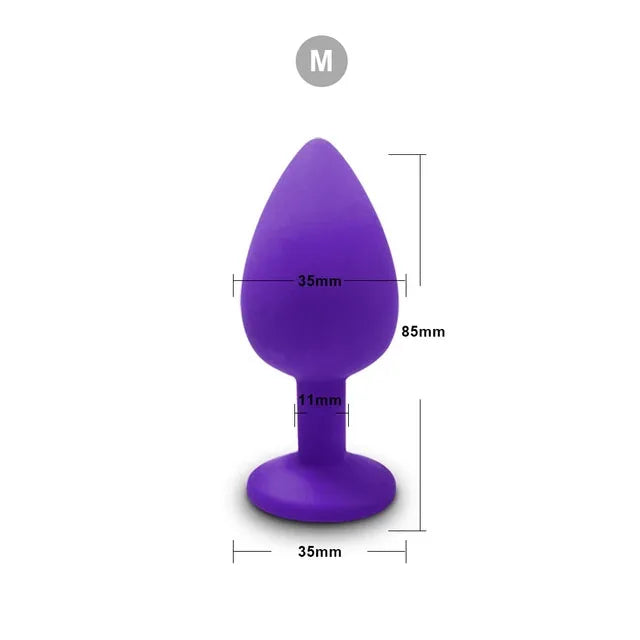 1-4Pcs Soft Silicone Anal Plug Mini Erotic Bullet Vibrator Butt Plug Sex Toys for Men Women Gay Couples Anal Prostate Stimulator
