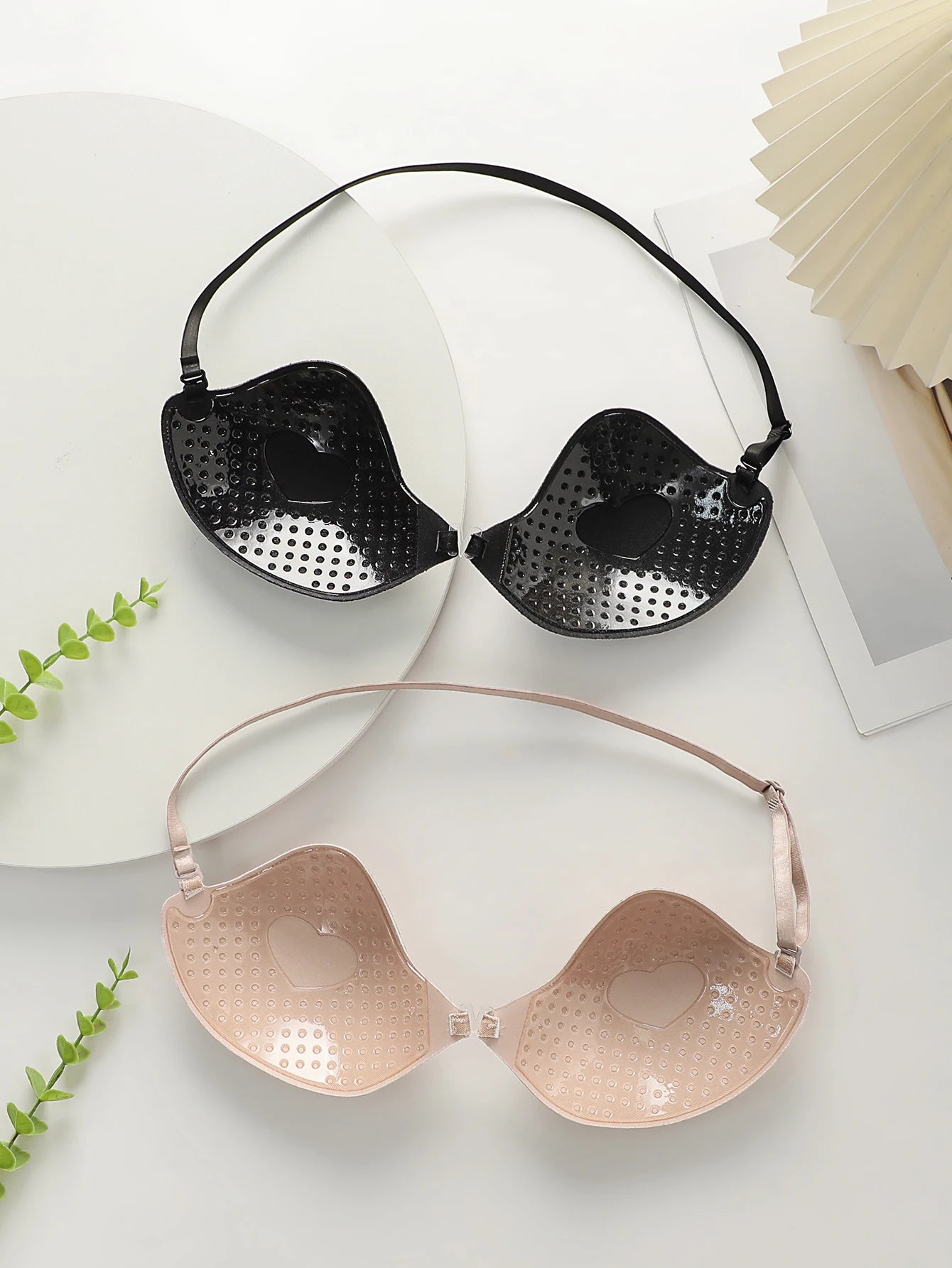 Invisible chest strap detachable women's bra gathered seamless adhesive evening dresses and parties braissere JB2511