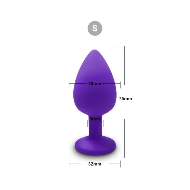 1-4Pcs Soft Silicone Anal Plug Mini Erotic Bullet Vibrator Butt Plug Sex Toys for Men Women Gay Couples Anal Prostate Stimulator