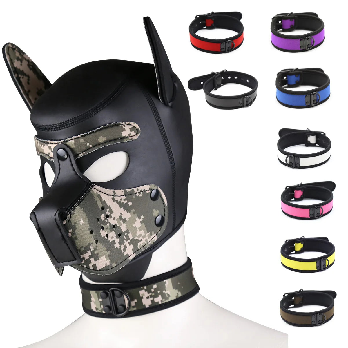 High quality Role play Slave Bondage Choker Collar For Women Girls Necklace Metal Leather Chocker Goth Anime Cosplay Gift