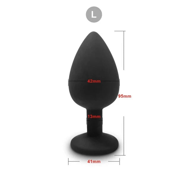 1-4Pcs Soft Silicone Anal Plug Mini Erotic Bullet Vibrator Butt Plug Sex Toys for Men Women Gay Couples Anal Prostate Stimulator