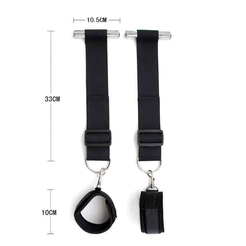 Bdsm Bondage Set Restraint Adult Game Handcuff Neck Collar Wrist Mouth Gag Strap Fetish SM Sex Toy For Woman Couples No Vibrator