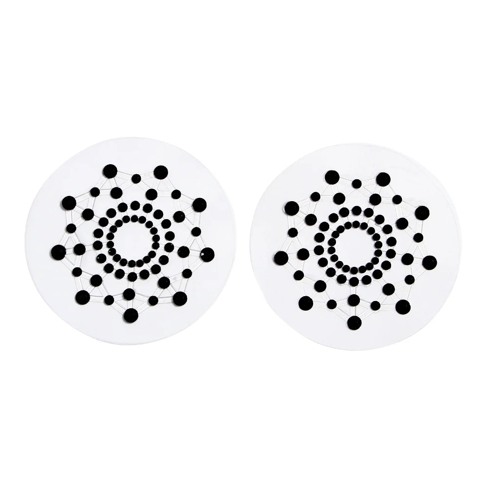 1 Pair Sexy Nipple Transparent Self Adhesive Breathable Comfortable Stickers Rhinestone Breast Petals Lingerie Pasties Bras