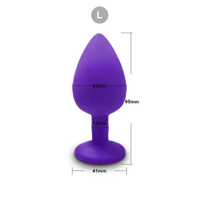 1-4Pcs Soft Silicone Anal Plug Mini Erotic Bullet Vibrator Butt Plug Sex Toys for Men Women Gay Couples Anal Prostate Stimulator