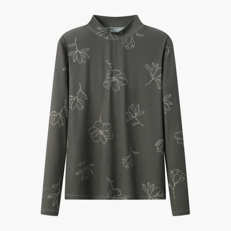 AS AW25 super soft high quality expensive cupro collection shirt + slip dress + skirt + print mockneck woman matching set