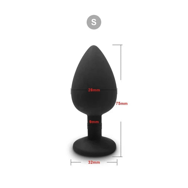 1-4Pcs Soft Silicone Anal Plug Mini Erotic Bullet Vibrator Butt Plug Sex Toys for Men Women Gay Couples Anal Prostate Stimulator