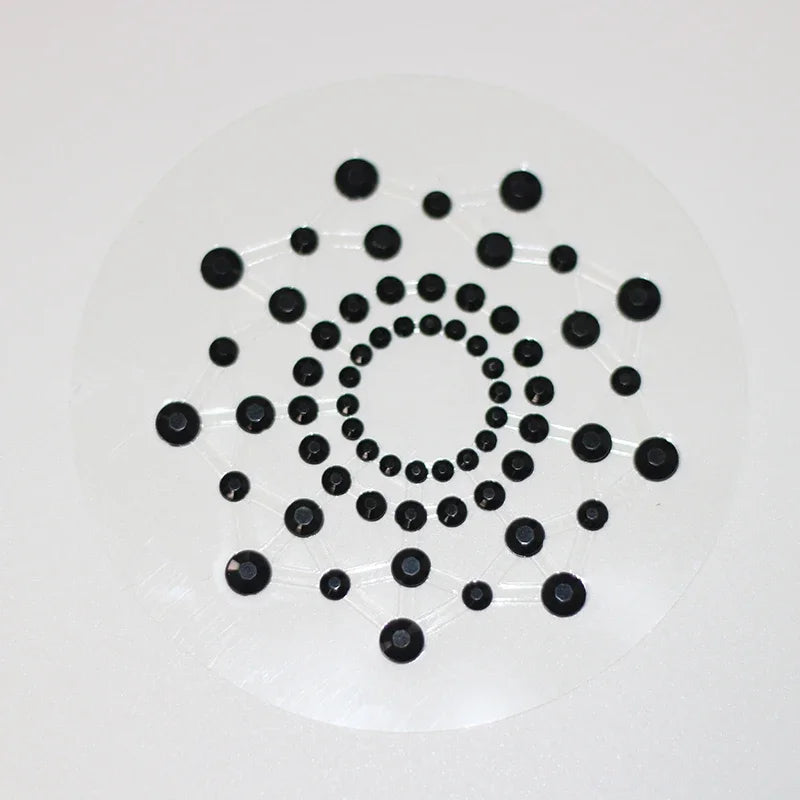 1 Pair Sexy Nipple Transparent Self Adhesive Breathable Comfortable Stickers Rhinestone Breast Petals Lingerie Pasties Bras